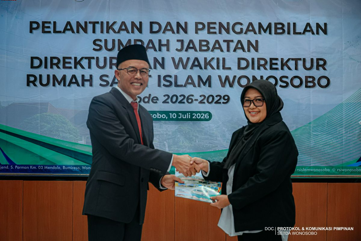 Pelantikan Direktur dan Wakil Direktur Rumah Sakit Islam (RSI) Wonosobo Periode 2026–2029