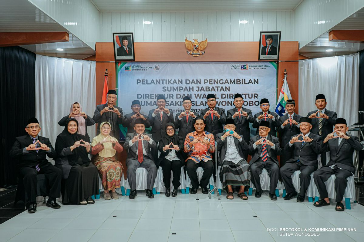 Pelantikan Direktur dan Wakil Direktur Rumah Sakit Islam (RSI) Wonosobo Periode 2026–2029