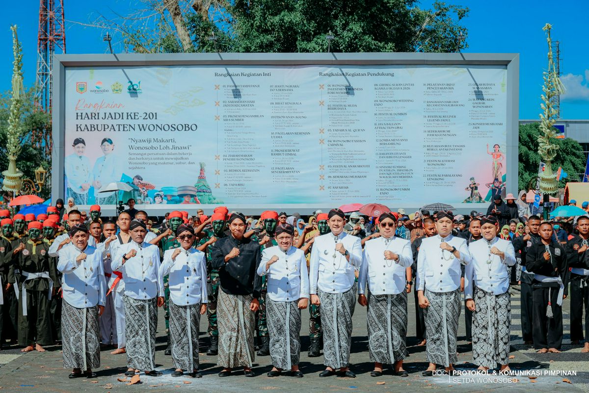 Pisowanan Agung dalam rangka Hari Jadi ke-201 Kabupaten Wonosobo