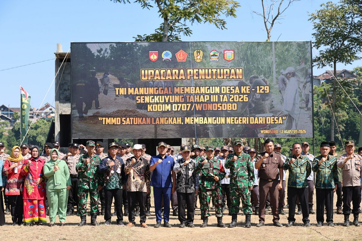 Penutupan TMMD Sengkuyung Tahap III Tahun Anggaran 2026