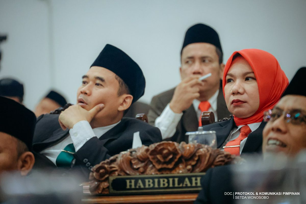 Rapat Paripurna DPRD Kabupaten Wonosobo mendengarkan Pidato Kenegaraan Presiden Republik Indonesia 