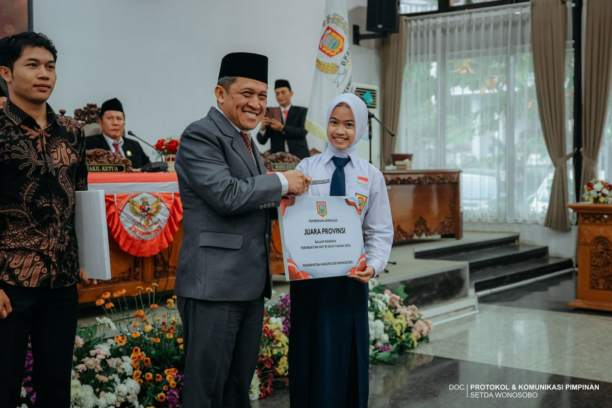Rapat Paripurna DPRD Kabupaten Wonosobo mendengarkan Pidato Kenegaraan Presiden Republik Indonesia 
