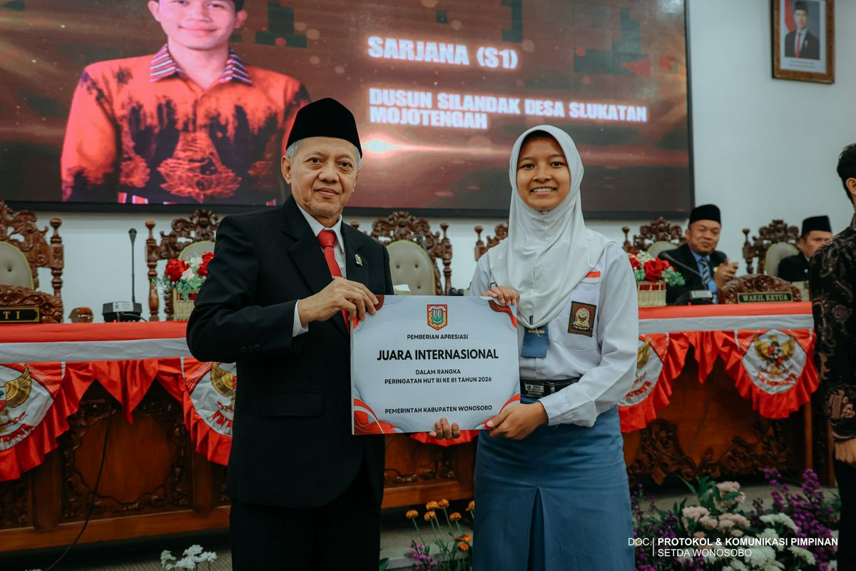 Rapat Paripurna DPRD Kabupaten Wonosobo mendengarkan Pidato Kenegaraan Presiden Republik Indonesia 