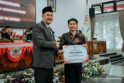 Rapat Paripurna DPRD Kabupaten Wonosobo mendengarkan Pidato Kenegaraan Presiden Republik Indonesia 