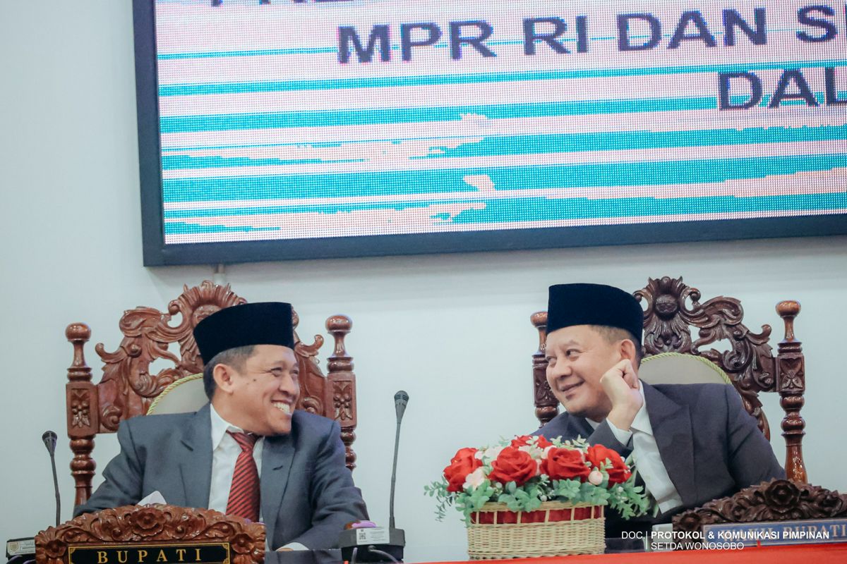 Rapat Paripurna DPRD Kabupaten Wonosobo mendengarkan Pidato Kenegaraan Presiden Republik Indonesia 