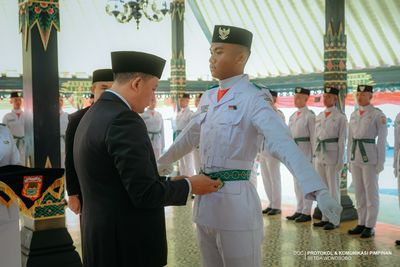 Pengukuhan Pasukan Pengibar Bendera (Paskibra) Kabupaten Wonosobo Tahun 2026