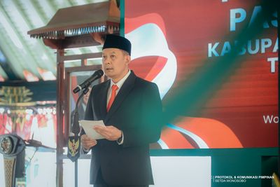 Pengukuhan Pasukan Pengibar Bendera (Paskibra) Kabupaten Wonosobo Tahun 2026