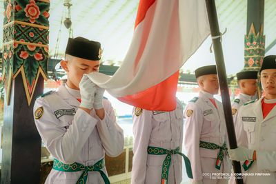 Pengukuhan Pasukan Pengibar Bendera (Paskibra) Kabupaten Wonosobo Tahun 2026