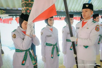 Pengukuhan Pasukan Pengibar Bendera (Paskibra) Kabupaten Wonosobo Tahun 2026