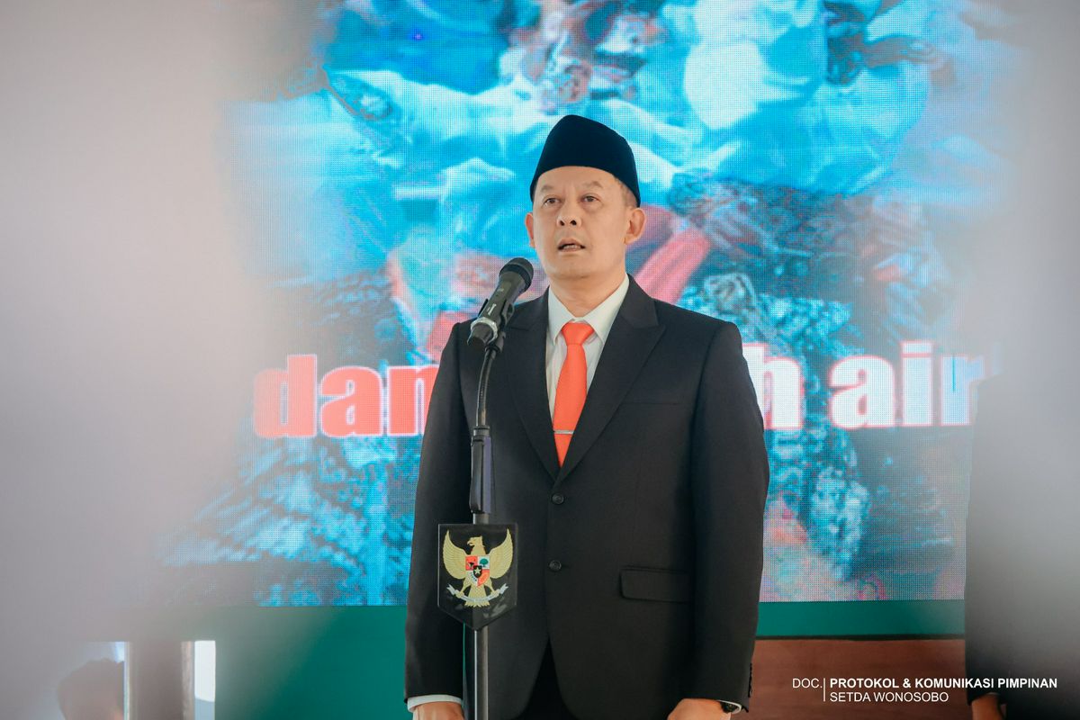 Pengukuhan Pasukan Pengibar Bendera (Paskibra) Kabupaten Wonosobo Tahun 2026