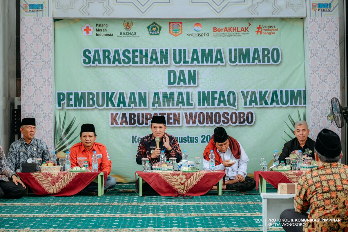 Sarasehan Ulama Umaro dan Pembukaan Amal Infaq YAKAUMI 