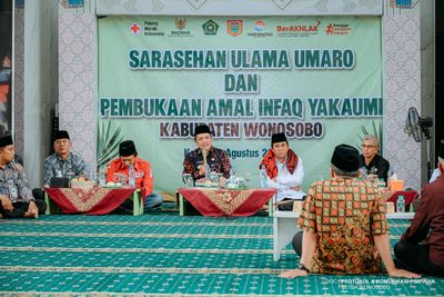 Sarasehan Ulama Umaro dan Pembukaan Amal Infaq YAKAUMI 