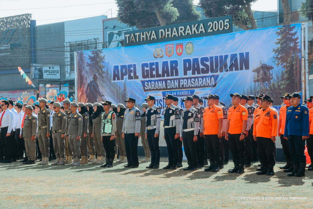 APEL SIAGA KARHUTLA, BUPATI WONOSOBO TEKANKAN PENCEGAHAN DAN RESPONS CEPAT