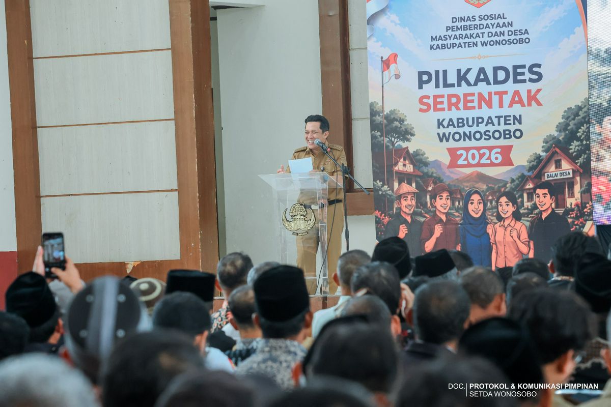JELANG PILKADES 2026, BUPATI INGATKAN DEMOKRASI DESA HARUS BERMARTABAT