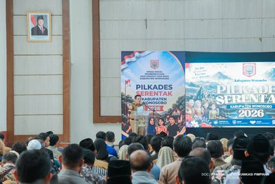 JELANG PILKADES 2026, BUPATI INGATKAN DEMOKRASI DESA HARUS BERMARTABAT