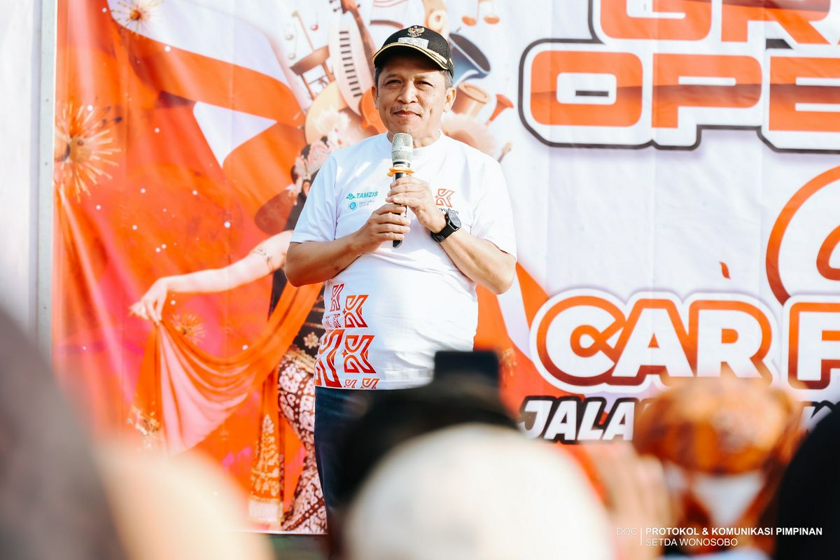 BUPATI WONOSOBO LUNCURKAN CFD KERTEK, HADIRKAN RUANG PUBLIK BARU DAN PENGGERAK EKONOMI