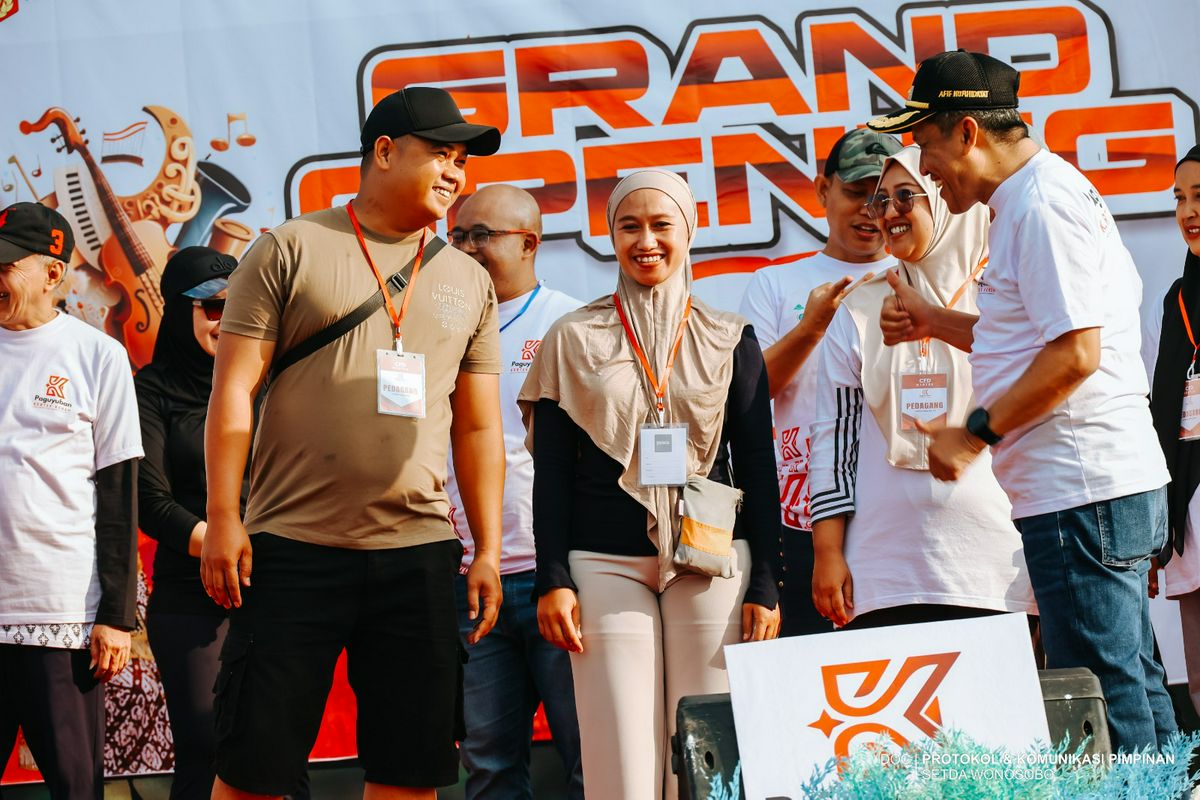 BUPATI WONOSOBO LUNCURKAN CFD KERTEK, HADIRKAN RUANG PUBLIK BARU DAN PENGGERAK EKONOMI
