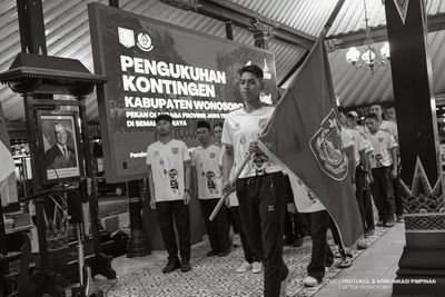 BUPATI WONOSOBO KUKUHKAN 212 PERSONEL KONTINGEN PORPROV XVII, WONOSOBO SIAP BERLAGA DI SEMARANG RAYA