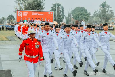 HUT ke-81 RI di Wonosobo Digelar Sederhana, Pejabat dan Rakyat Berdiri Bersama