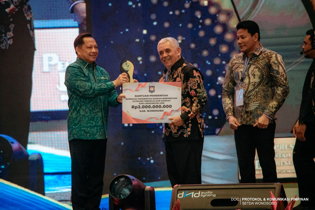 Wonosobo Raih Juara I Pengelolaan Sampah dan Lingkungan Asri Tingkat Regional Jawa-Bali
