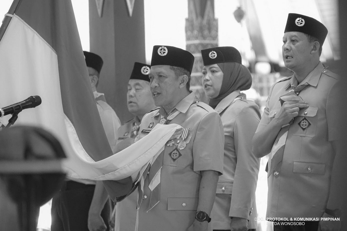 Pengurus Baru Pramuka Wonosobo Dilantik, Bupati Tegaskan Komitmen Penguatan SDM