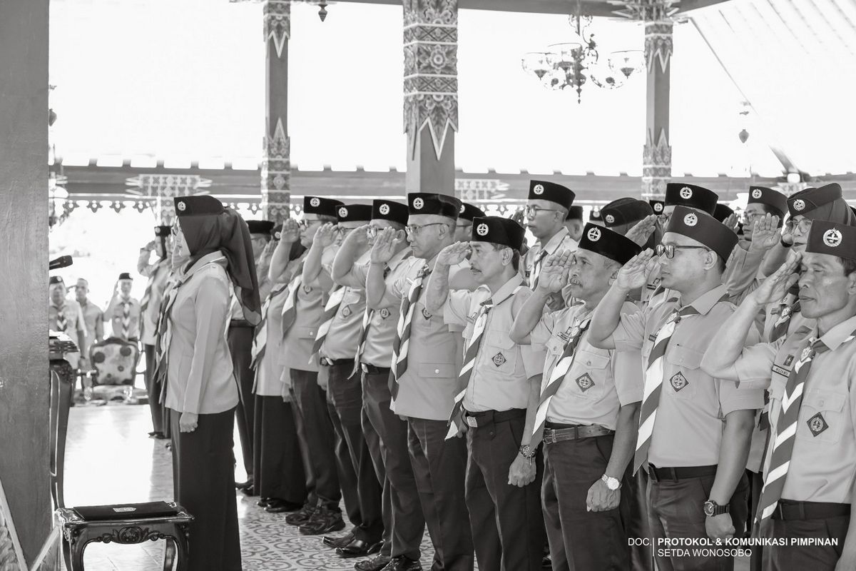 Pengurus Baru Pramuka Wonosobo Dilantik, Bupati Tegaskan Komitmen Penguatan SDM