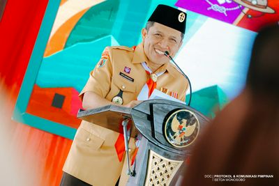 Pengurus Baru Pramuka Wonosobo Dilantik, Bupati Tegaskan Komitmen Penguatan SDM