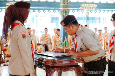 Pengurus Baru Pramuka Wonosobo Dilantik, Bupati Tegaskan Komitmen Penguatan SDM