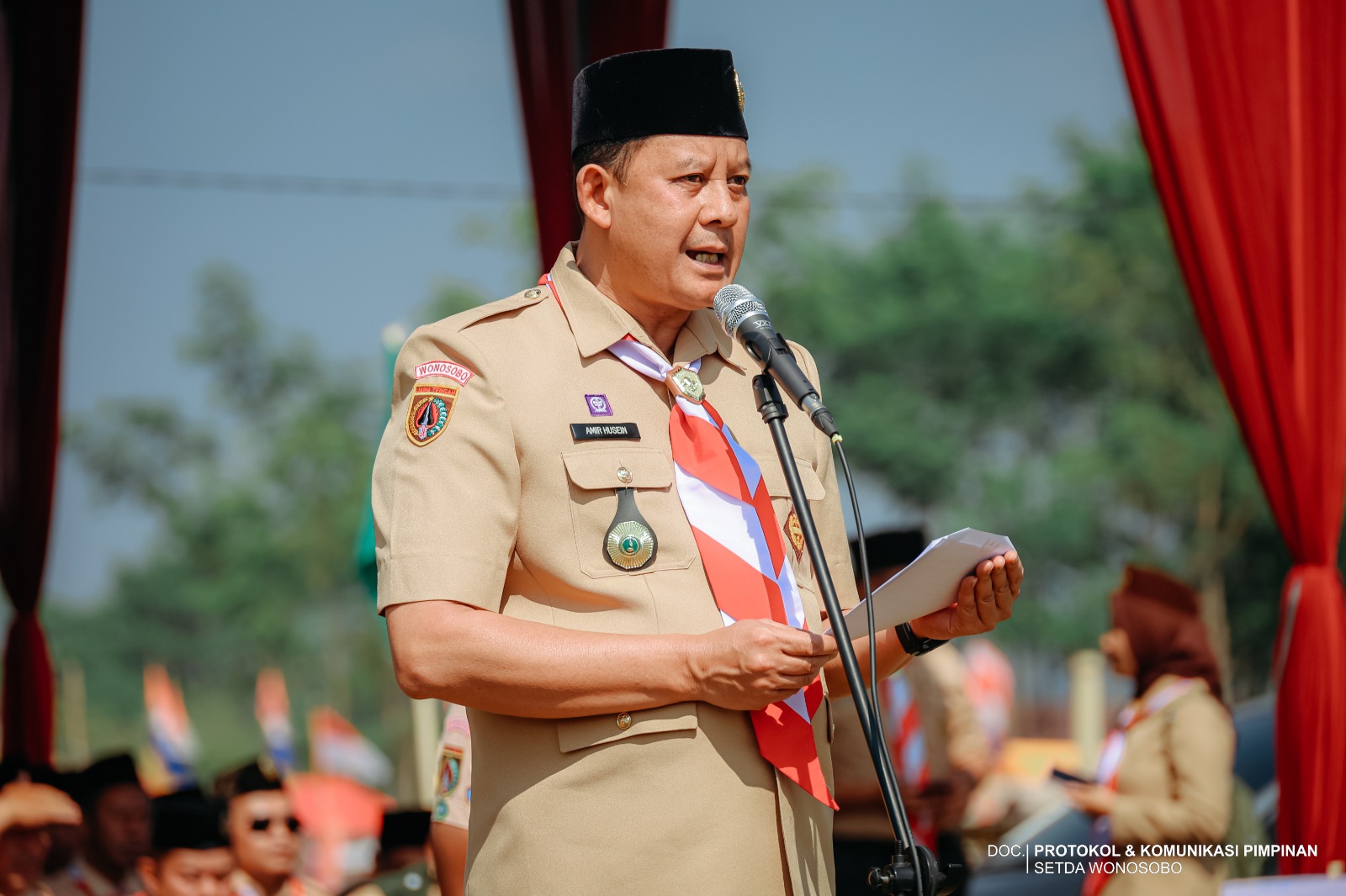 Ribuan Pramuka Ma’arif NU Ikuti Perbhasama III di Wonosobo