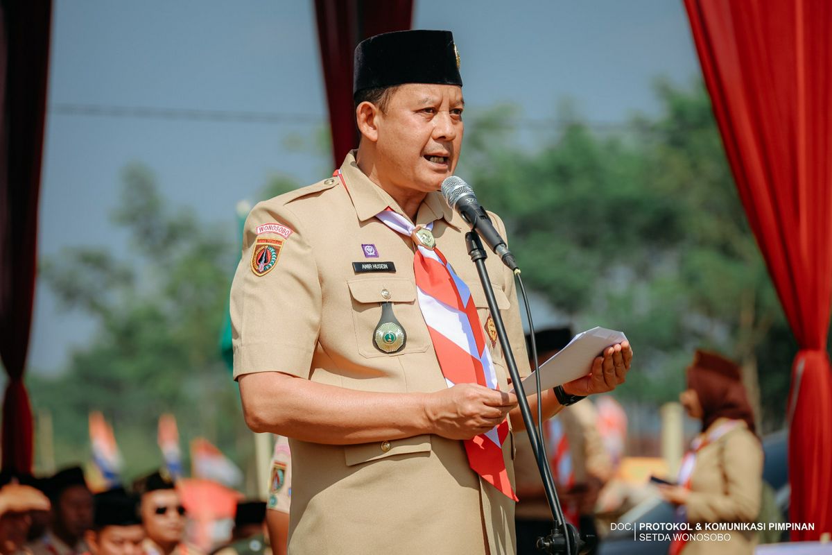Ribuan Pramuka Ma’arif NU Ikuti Perbhasama III di Wonosobo