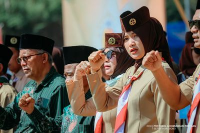 Ribuan Pramuka Ma’arif NU Ikuti Perbhasama III di Wonosobo