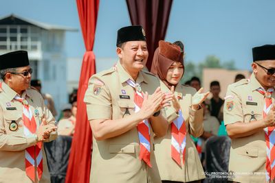 Ribuan Pramuka Ma’arif NU Ikuti Perbhasama III di Wonosobo