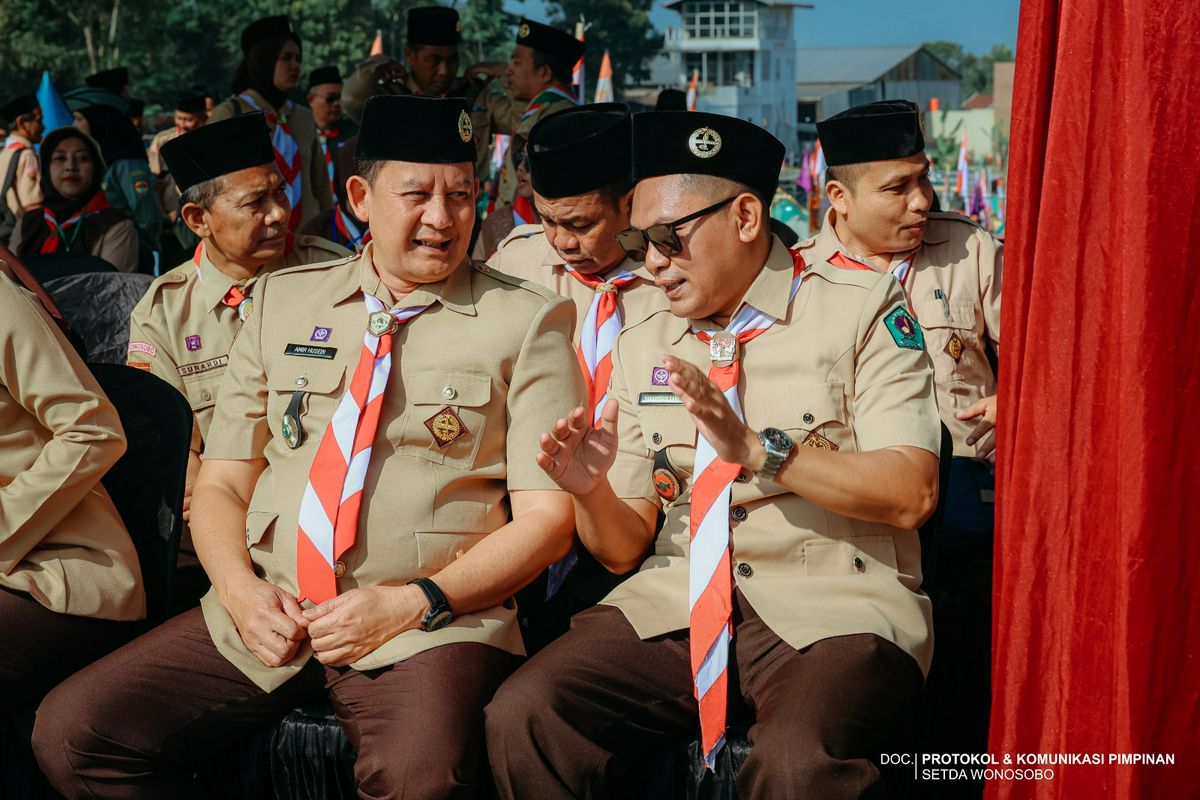 Ribuan Pramuka Ma’arif NU Ikuti Perbhasama III di Wonosobo
