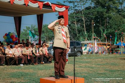 Ribuan Pramuka Ma’arif NU Ikuti Perbhasama III di Wonosobo