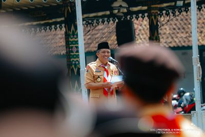 Peringati Hari Pramuka ke-65, Bupati Dorong Generasi Muda Jadi Pelopor Kemandirian