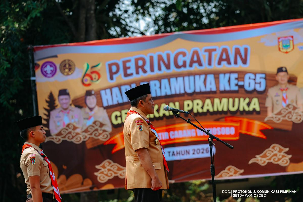 Peringati Hari Pramuka ke-65, Bupati Dorong Generasi Muda Jadi Pelopor Kemandirian