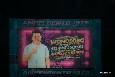 Bupati Wonosobo Buka Turnamen Bola Voli AMPELDENTO1979 Bupati Cup III