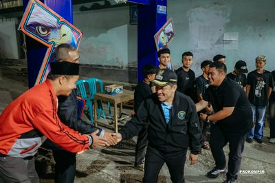 Bupati Wonosobo Buka Turnamen Bola Voli AMPELDENTO1979 Bupati Cup III
