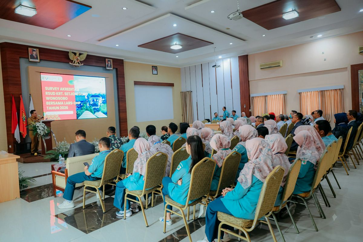 Bupati Wonosobo Membuka Acara Survei Akreditasi RSUD KRT Setjonegoro Bersama LARS-DHP Tahun 2026
