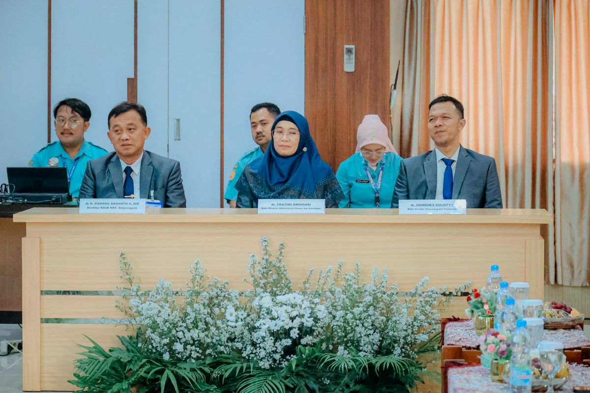Bupati Wonosobo Membuka Acara Survei Akreditasi RSUD KRT Setjonegoro Bersama LARS-DHP Tahun 2026