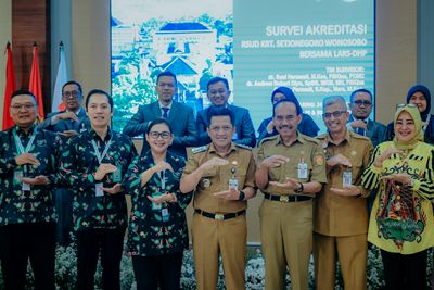 Bupati Wonosobo Membuka Acara Survei Akreditasi RSUD KRT Setjonegoro Bersama LARS-DHP Tahun 2026