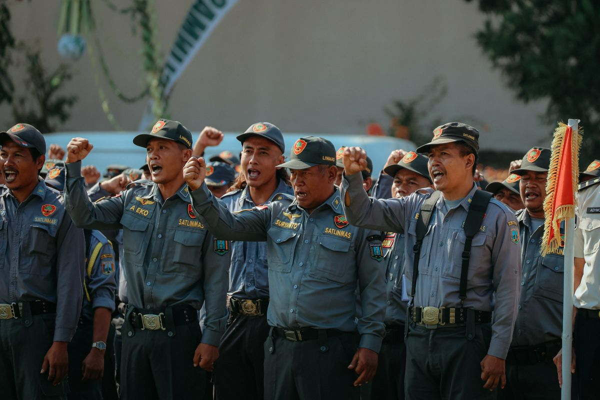 Apel Akbar Satuan Perlindungan Masyarakat (Satlinmas) Provinsi Jawa Tengah