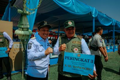 Apel Akbar Satuan Perlindungan Masyarakat (Satlinmas) Provinsi Jawa Tengah