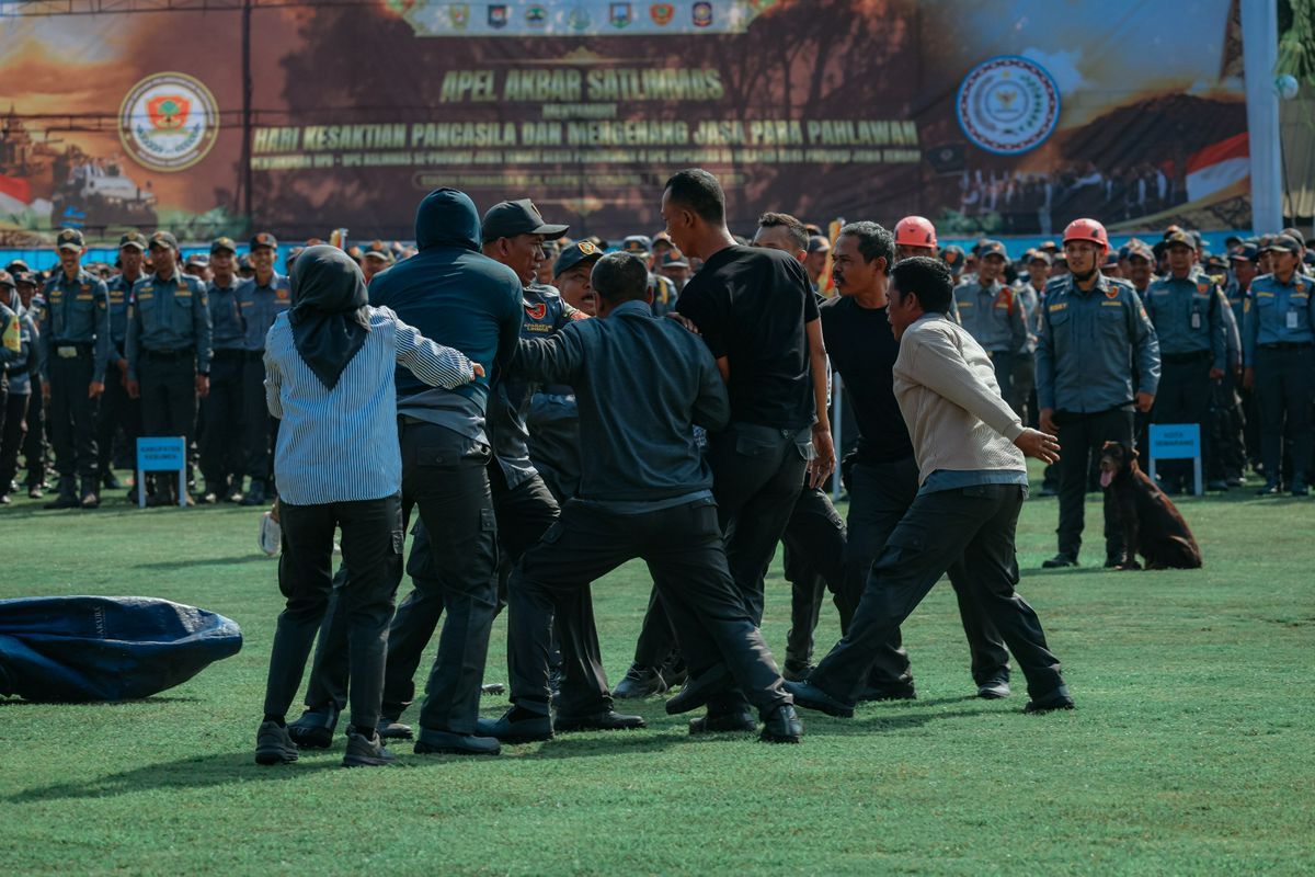 Apel Akbar Satuan Perlindungan Masyarakat (Satlinmas) Provinsi Jawa Tengah