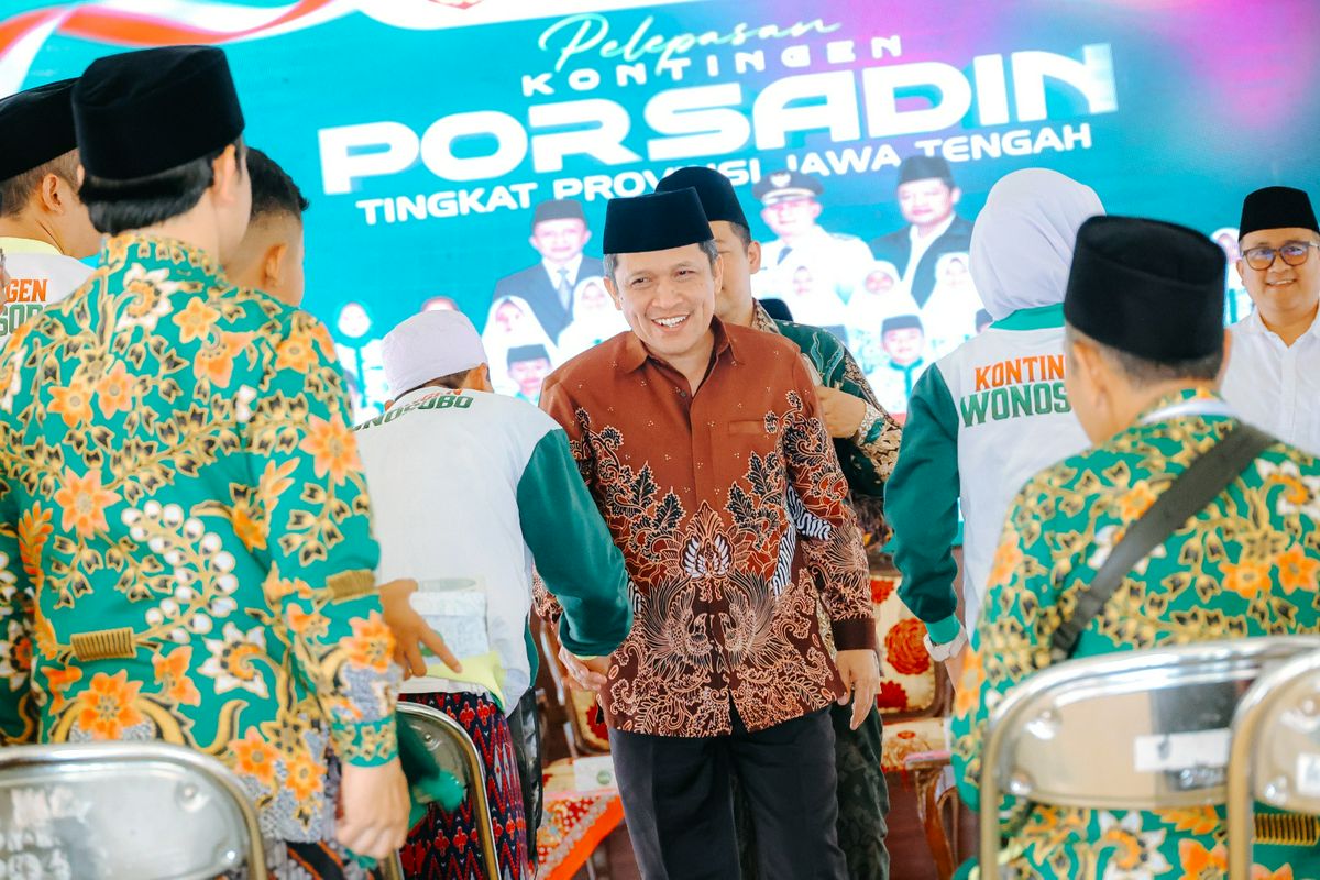 Pelepasan Peserta Pekan Olahraga dan Seni Antar Diniyah (PORSADIN) VIII Tingkat Provinsi Jawa Tengah