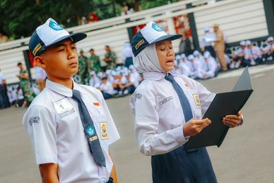 Upacara Pembukaan Lomba Tata Upacara Bendera dan Baris-Berbaris (TUB-BB) Kabupaten Wonosobo Tahun 2026