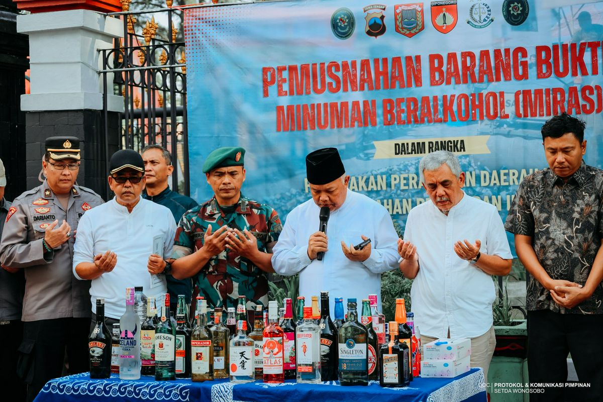 LINDUNGI GENERASI MUDA, PEMKAB WONOSOBO BERANTAS MIRAS