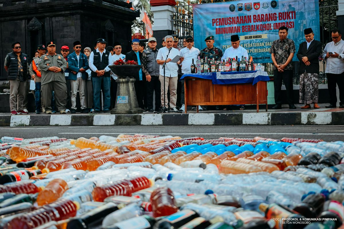 LINDUNGI GENERASI MUDA, PEMKAB WONOSOBO BERANTAS MIRAS