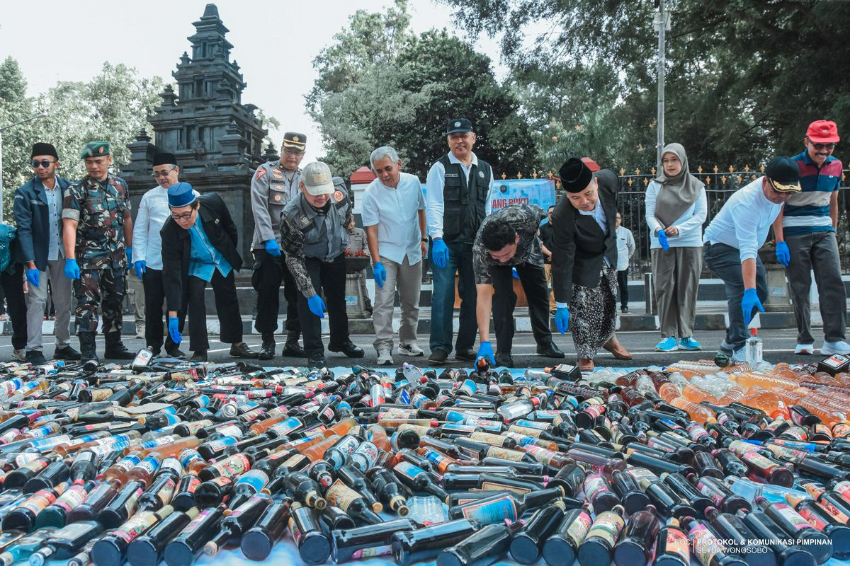 LINDUNGI GENERASI MUDA, PEMKAB WONOSOBO BERANTAS MIRAS