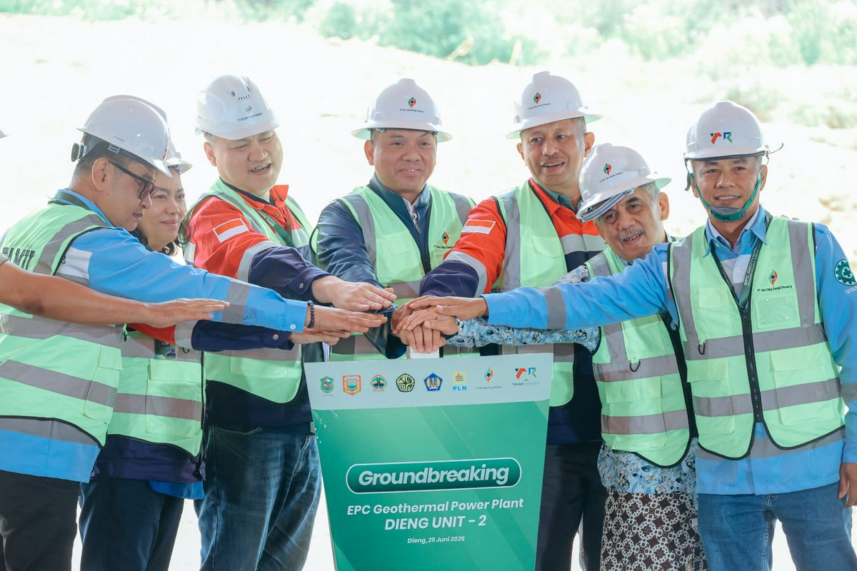Groundbreaking Pembangunan Pembangkit Listrik Tenaga Panas Bumi (PLTP) Dieng Unit 2
